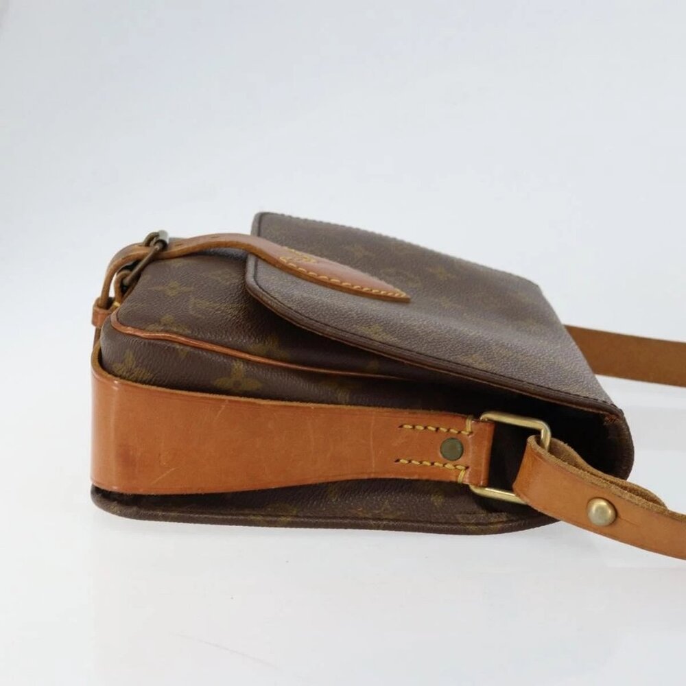 LOUIS VUITTON Monogram Cartouchiere MM Shoulder Bag Vintage M51253 Auth 149607 - Picture 3 of 16